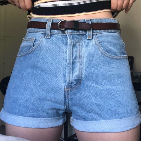 brandy melville high waisted shorts